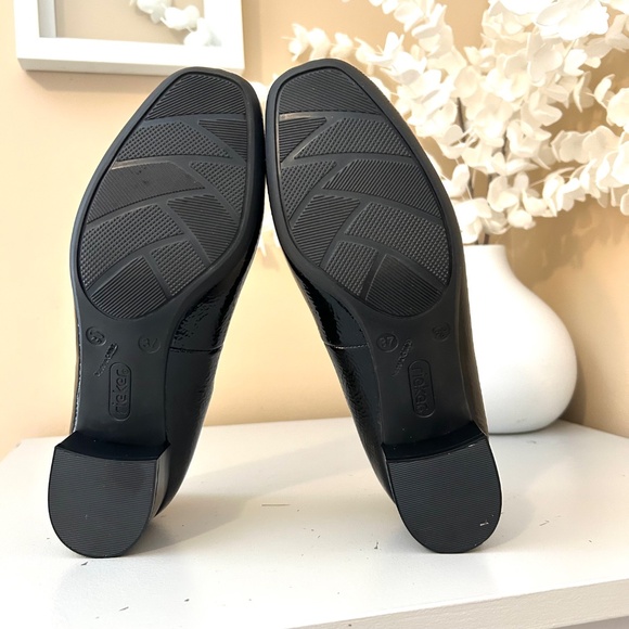 Like New Rieker Antistress Crinkle Patent Leather Low Heel Pumps Size EU37/US6 - Picture 7 of 14